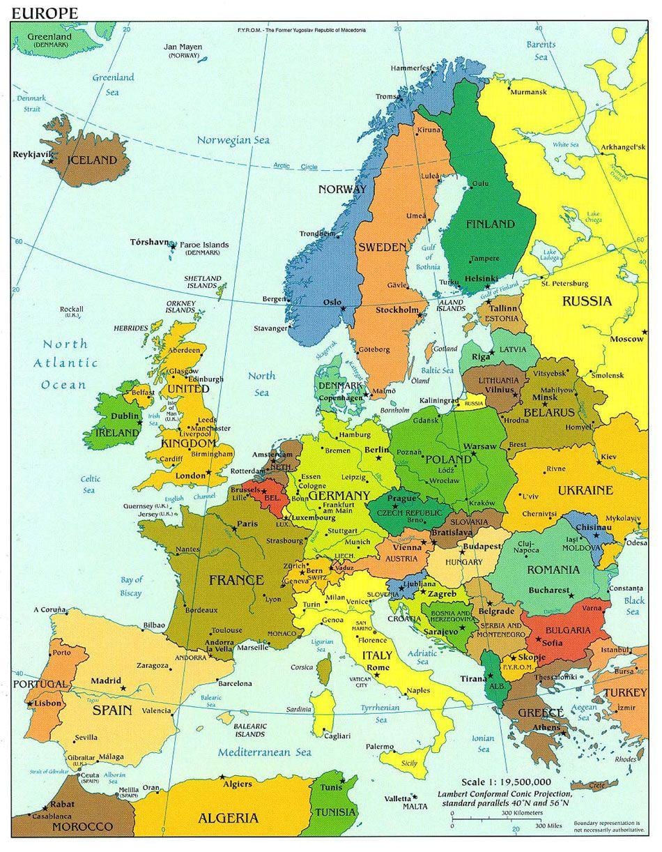 carte du monde montrant la croatie