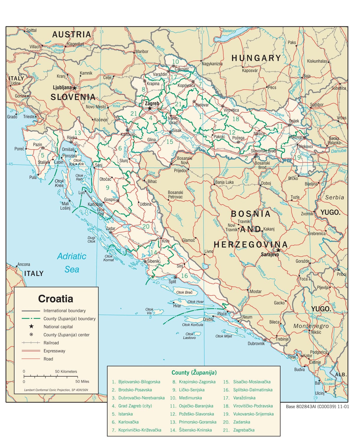 carte de lidl croatie