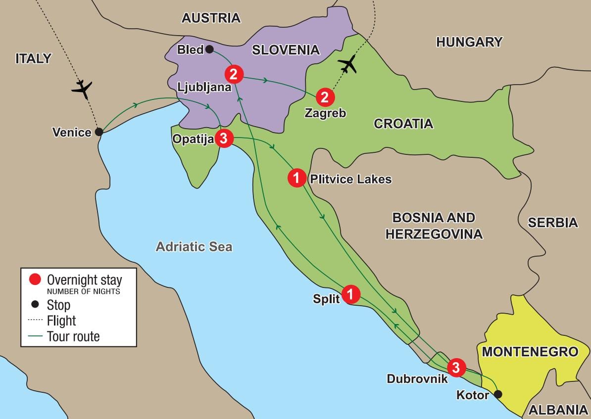 carte opatija, croatie