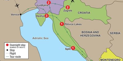 Carte opatija, croatie